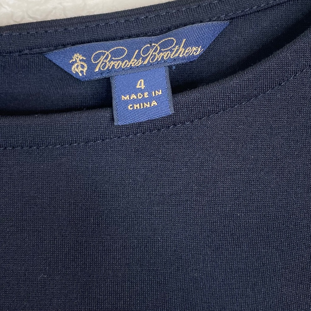 Brooks Brother Black Dress Knee Length w/ Pockets - Picture 7 of 14